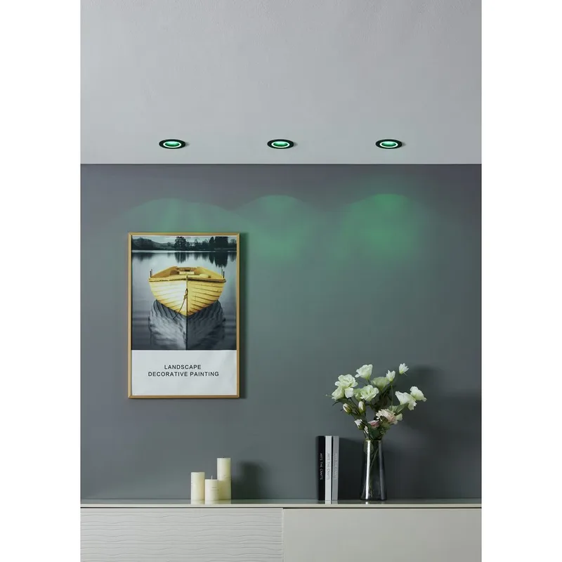 Infälld Lampa Carosso 93 mm - Svart - Belysning - Lampor & belysning inomhus - Hall lampa