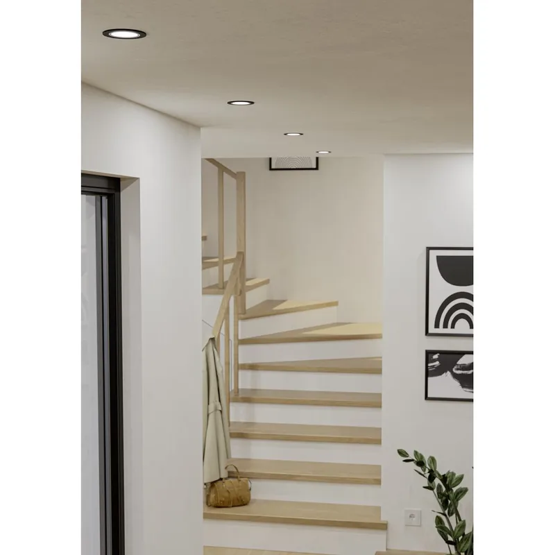 Infälld Lampa Carosso 93 mm - Svart - Belysning - Lampor & belysning inomhus - Hall lampa