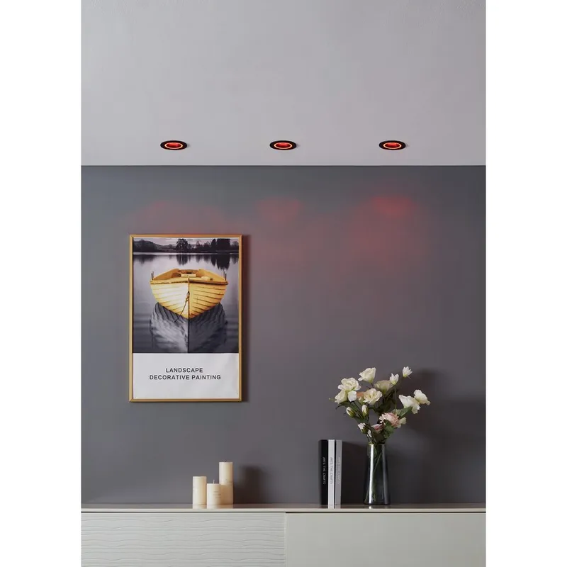 Infälld Lampa Carosso 93 mm - Svart - Belysning - Lampor & belysning inomhus - Hall lampa