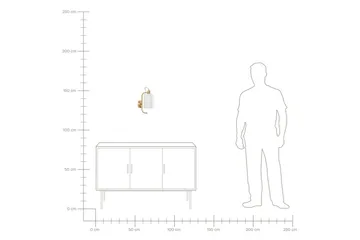 Kallisti Vägglampa E27 - Koppar/Vit - Belysning - Lampor & belysning inomhus - Vägglampa - Väggarmatur