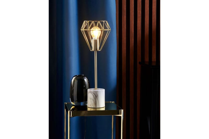 Kasik Bordslampa 49 cm E27 - Mässing/Vit - Belysning - Lampor & belysning inomhus - Bordslampa