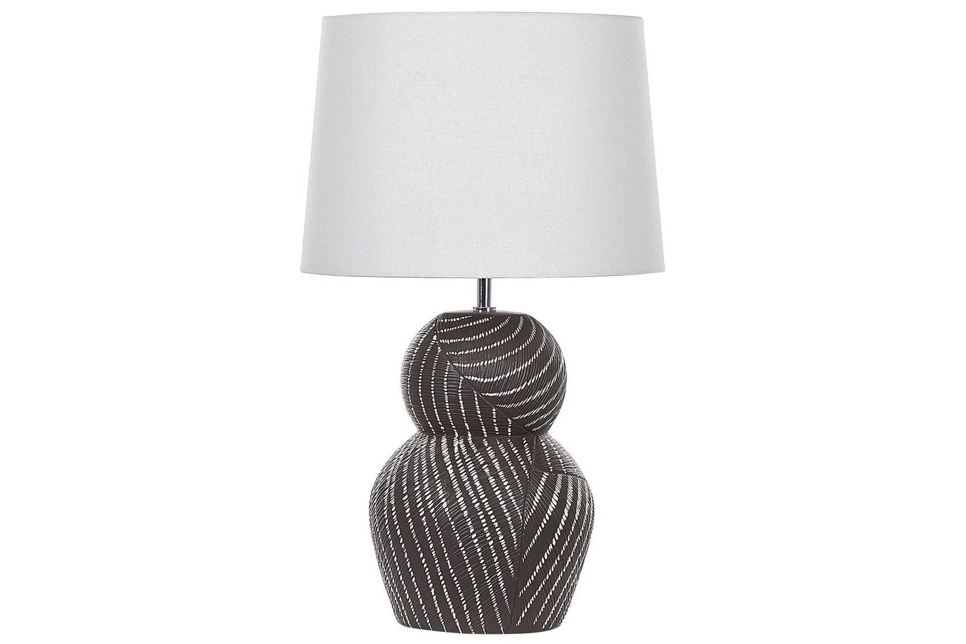 Korska Bordslampa 63 cm E27 - Svart/Vit