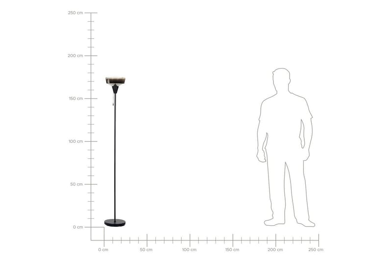 Krokve Golvlampa 175 cm - Svart/Mörkbrun - Belysning - Lampor & belysning inomhus - Golvlampa