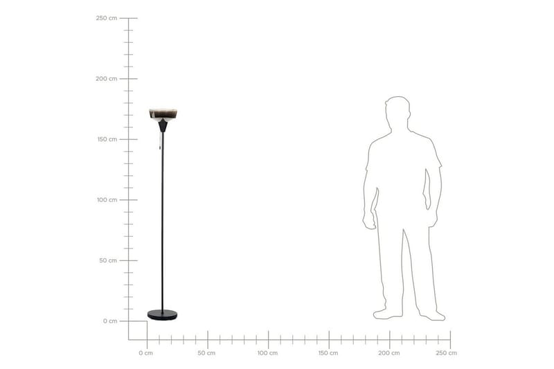 Krokve Golvlampa 175 cm - Svart/Mörkbrun - Belysning - Lampor & belysning inomhus - Golvlampa