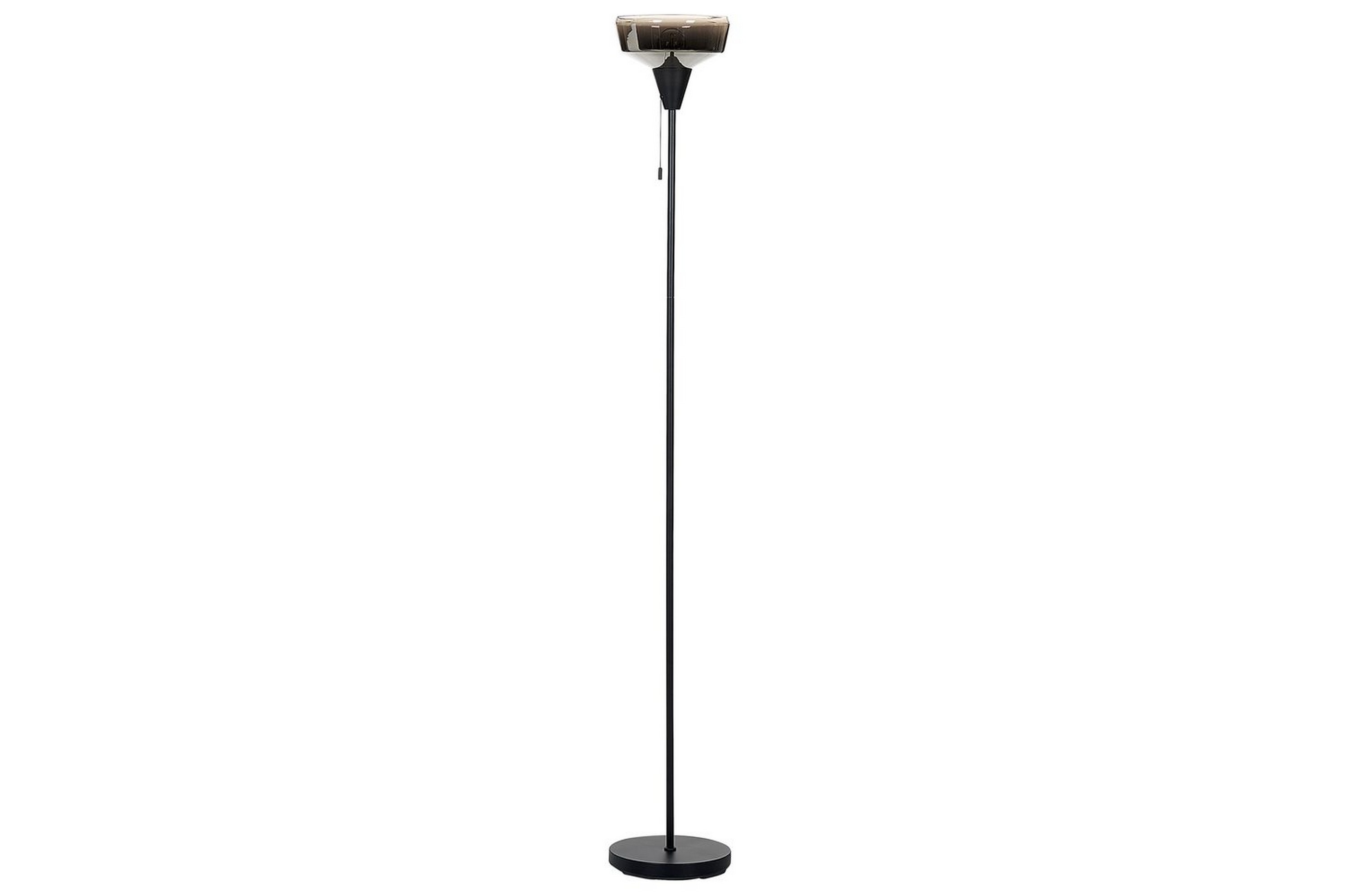 Krokve Golvlampa 175 cm Svart/Mörkbrun