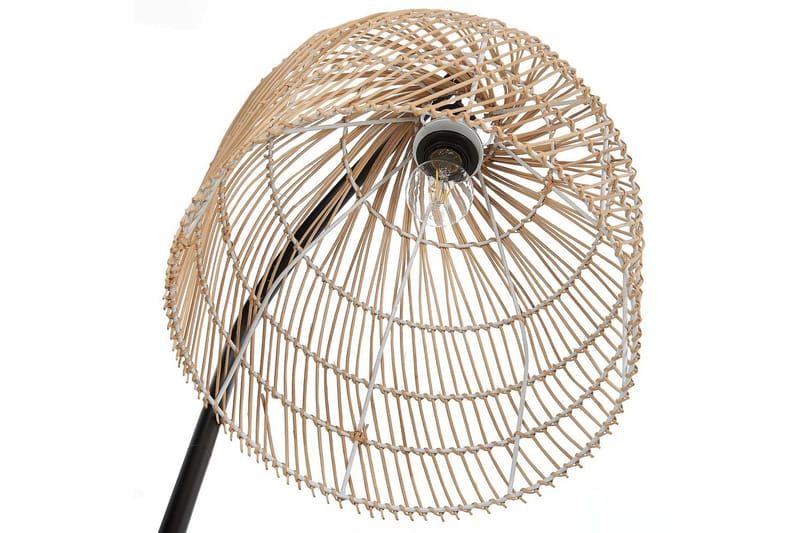 Lakskol Golvlampa 165 cm - Svart/Natur - Belysning - Lampor & belysning inomhus - Golvlampa
