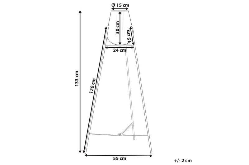Lampione Golvlampa 133 cm - Flerfärgad - Belysning - Lampor & belysning inomhus - Golvlampa