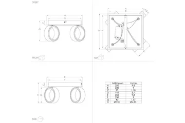 LED-spotlight Eglo Albariza Vit 4 Lampor - 4 Lampor - Belysning - Lampor & belysning inomhus - Hall lampa