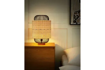 Leftyr Bordslampa 55 cm E27 - Svart/Natur - Belysning - Lampor & belysning inomhus - Bordslampa