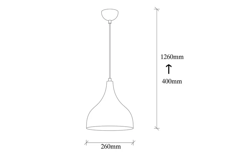 Ljuskrona Rathour Ironclad Koppar / Vit / Svart - Koppar/Svart/Vit - Belysning - Lampor & belysning inomhus - Sovrumslampa - Taklampa sovrum