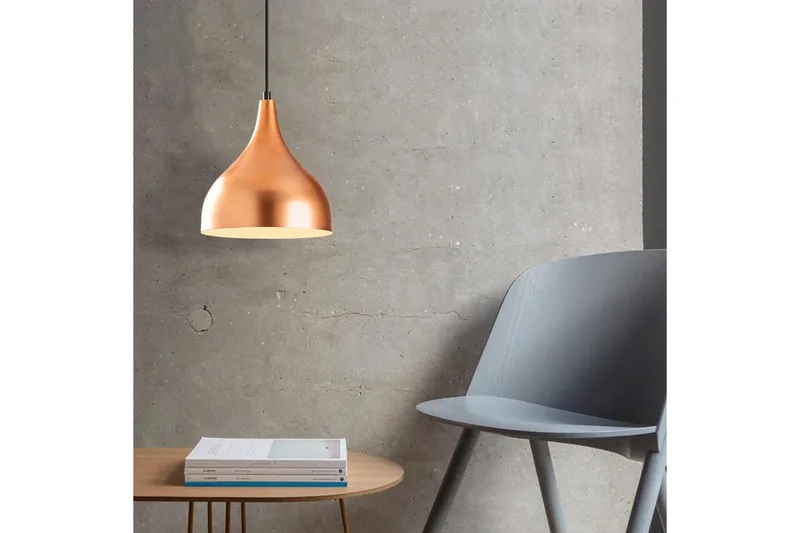 Ljuskrona Rathour Ironclad Koppar / Vit / Svart - Koppar/Svart/Vit - Belysning - Lampor & belysning inomhus - Sovrumslampa - Taklampa sovrum