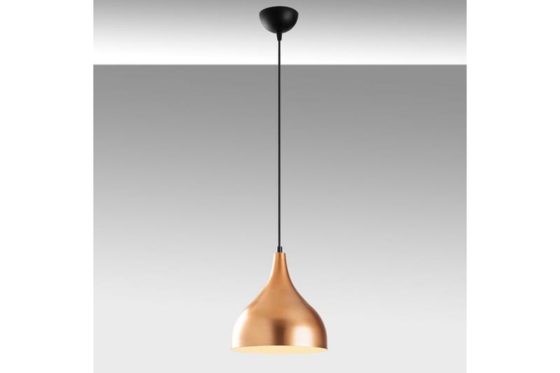 Ljuskrona Rathour Ironclad Koppar / Vit / Svart - Koppar/Svart/Vit - Belysning - Lampor & belysning inomhus - Golvlampa