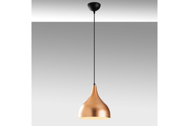 Ljuskrona Rathour Ironclad Koppar / Vit / Svart - Koppar/Svart/Vit - Belysning - Lampor & belysning inomhus - Sovrumslampa - Taklampa sovrum