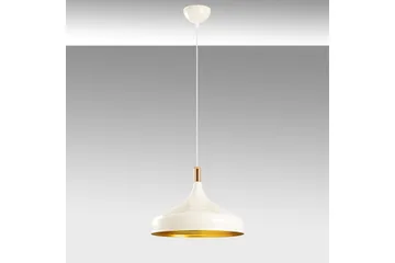 Ljuskrona Rathour Steelix Vit / Rany / Koppar - Guld/Koppar/Vit - Belysning - Lampor & belysning inomhus - Sovrumslampa - Taklampa sovrum