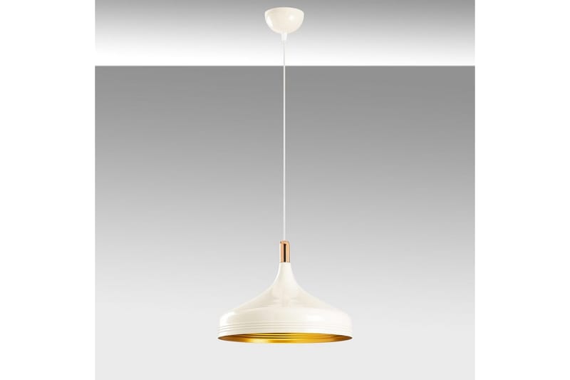 Ljuskrona Rathour Steelix Vit / Rany / Koppar - Guld/Koppar/Vit - Belysning - Lampor & belysning inomhus - Sovrumslampa - Taklampa sovrum