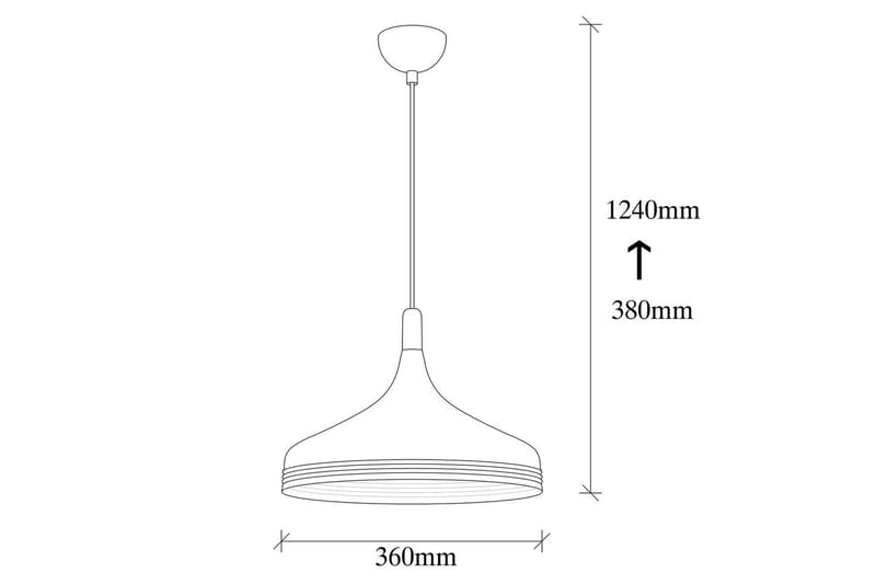 Ljuskrona Rathour Steelix Vit / Rany / Koppar - Guld/Koppar/Vit - Belysning - Lampor & belysning inomhus - Sovrumslampa - Taklampa sovrum