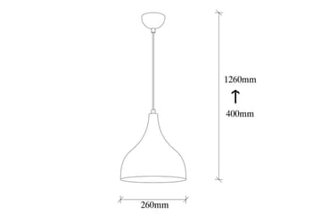 Ljuskrona Rathour Vanguard Svart / Rany - Guld/Svart - Belysning - Lampor & belysning inomhus - Sovrumslampa - Taklampa sovrum