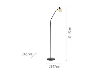 Loki Just Light Golvlampa - Black - Belysning - Lampor & belysning inomhus - Golvlampa