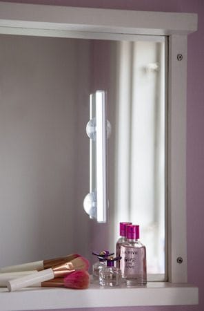 LED-lampa Functional Make Up Light 21 cm Uppladdningsbar 3-stegsdimring - Silver - Belysning - Glödlampor & ljuskällor - LED belysning