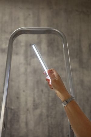 LED-lampa Functional Make Up Light 21 cm Uppladdningsbar 3-stegsdimring - Silver - Belysning - Glödlampor & ljuskällor - LED belysning