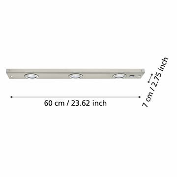 Skåplampa Kob - Matt nickel - Belysning - Lampor & belysning inomhus - Möbelbelysning & integrerad belysning - Skåpbelysning & bänkbelysning