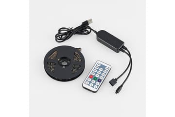 Screen LED-stripe för 51” skärm 3 m svart RGB - Svart - Belysning - Lampor & belysning inomhus - Möbelbelysning & integrerad belysning - Trappbelysning