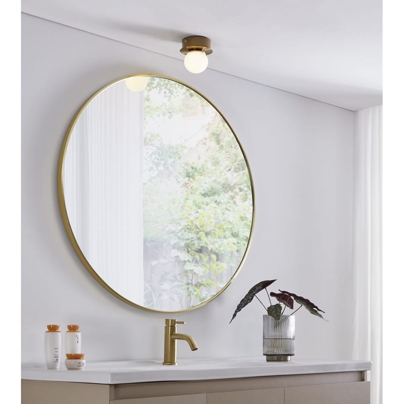 Vägg-/Taklampa Mosiano - Borstade mässing - Belysning - Lampor & belysning inomhus - Taklampa & takbelysning - Takplafond