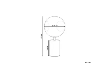 Manoel Bordslampa 45 cm E27 - Mässing/Metallisk - Belysning - Lampor & belysning inomhus - Bordslampa