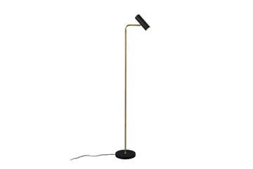 Marley golvlampa GU10 mattmässing/ mattsvart - Mässing/Matt svart - Belysning - Lampor & belysning inomhus - Golvlampa