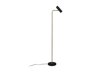 Marley golvlampa GU10 mattmässing/ mattsvart - Mässing/Matt svart - Belysning - Lampor & belysning inomhus - Golvlampa