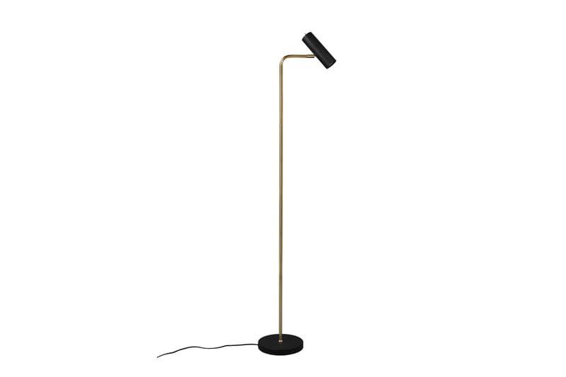 Marley golvlampa GU10 mattmässing/ mattsvart - Mässing/Matt svart - Belysning - Lampor & belysning inomhus - Golvlampa