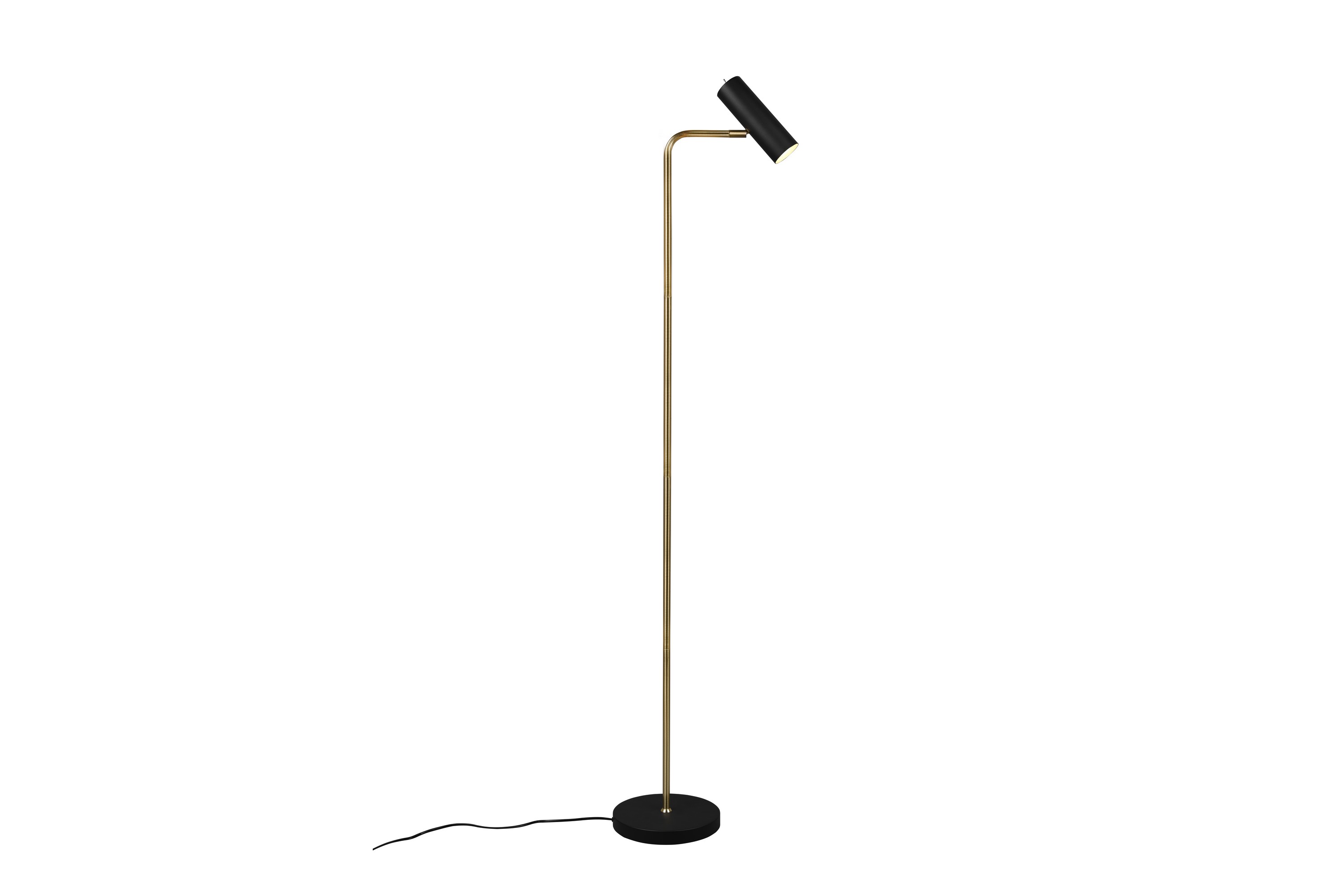 Marley golvlampa GU10 mattmässing/mattsvart Mässing/Matt svart