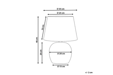 Mechka Bordslampa 46 cm E27 - Flerfärgad - Belysning - Lampor & belysning inomhus - Bordslampa