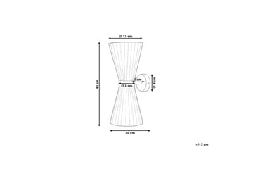 Moletang Vägglampa 2 st E14 - Vit - Belysning - Lampor & belysning inomhus - Vägglampa - Väggarmatur