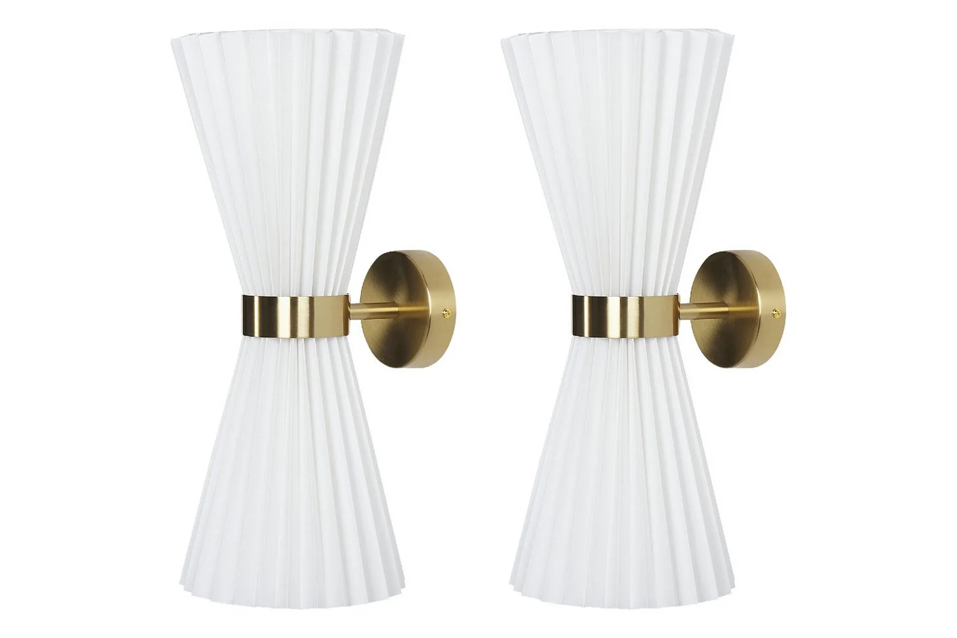 Moletang Vägglampa 2 st E14 - Vit