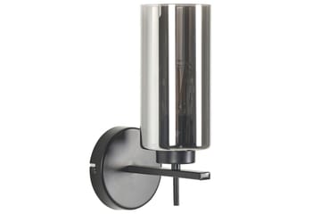 Natno Vägglampa E27 - Silver/Svart - Belysning - Lampor & belysning inomhus - Vägglampa - Väggarmatur