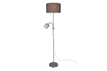 Owen golvlampa E27+E14 grå - Grå - Belysning - Lampor & belysning inomhus - Golvlampa