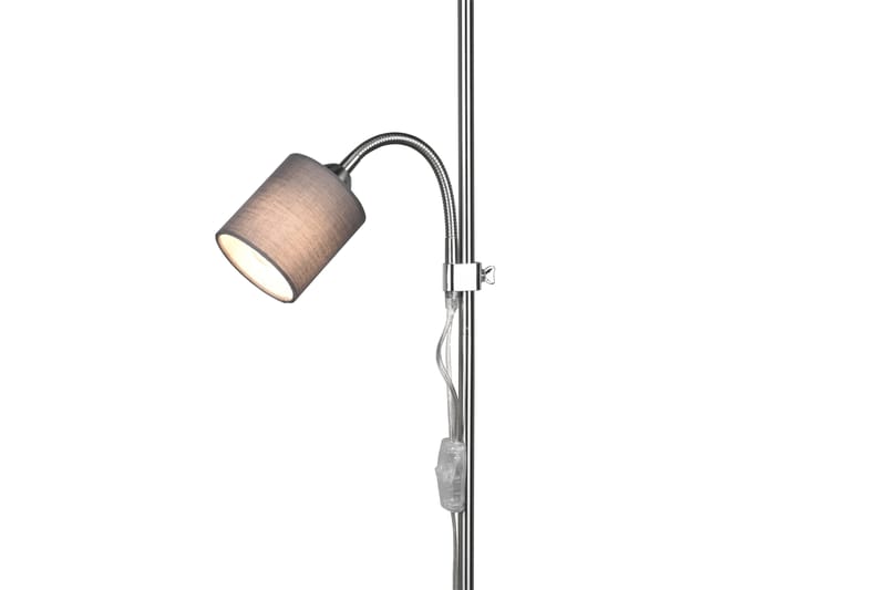 Owen golvlampa E27+E14 grå - Grå - Belysning - Lampor & belysning inomhus - Golvlampa