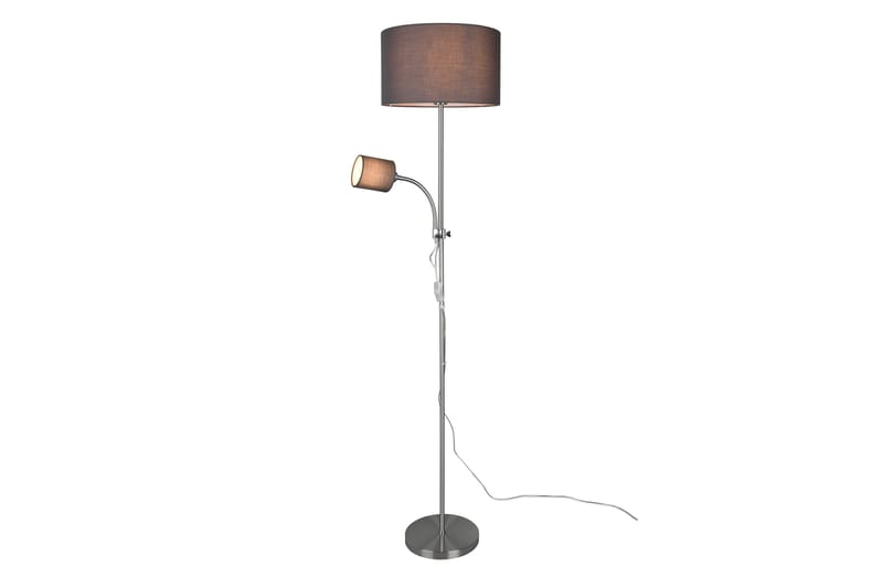 Owen golvlampa E27+E14 grå - Grå - Belysning - Lampor & belysning inomhus - Golvlampa