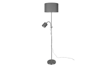 Owen golvlampa E27+E14 grå - Grå - Belysning - Lampor & belysning inomhus - Golvlampa