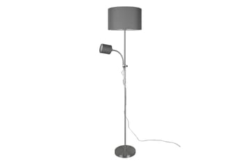 Owen golvlampa E27+E14 grå - Grå - Belysning - Lampor & belysning inomhus - Golvlampa