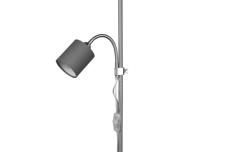 Owen golvlampa E27+E14 grå - Grå - Belysning - Lampor & belysning inomhus - Golvlampa