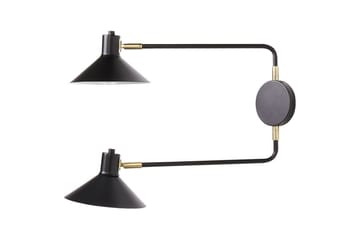 Paleki Vägglampa E27 - Svart - Belysning - Lampor & belysning inomhus - Vägglampa - Väggarmatur