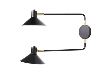 Paleki Vägglampa E27 - Svart - Belysning - Lampor & belysning inomhus - Vägglampa - Väggarmatur
