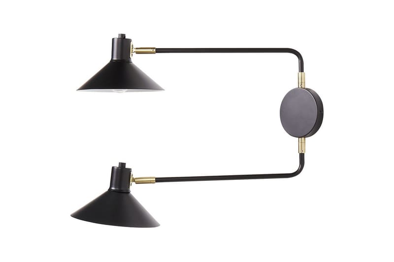 Paleki Vägglampa E27 - Svart - Belysning - Lampor & belysning inomhus - Vägglampa - Väggarmatur