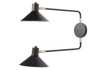 Paleki Vägglampa E27 - Svart - Belysning - Lampor & belysning inomhus - Vägglampa - Väggarmatur