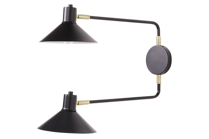 Paleki Vägglampa E27 - Svart - Belysning - Lampor & belysning inomhus - Vägglampa - Väggarmatur
