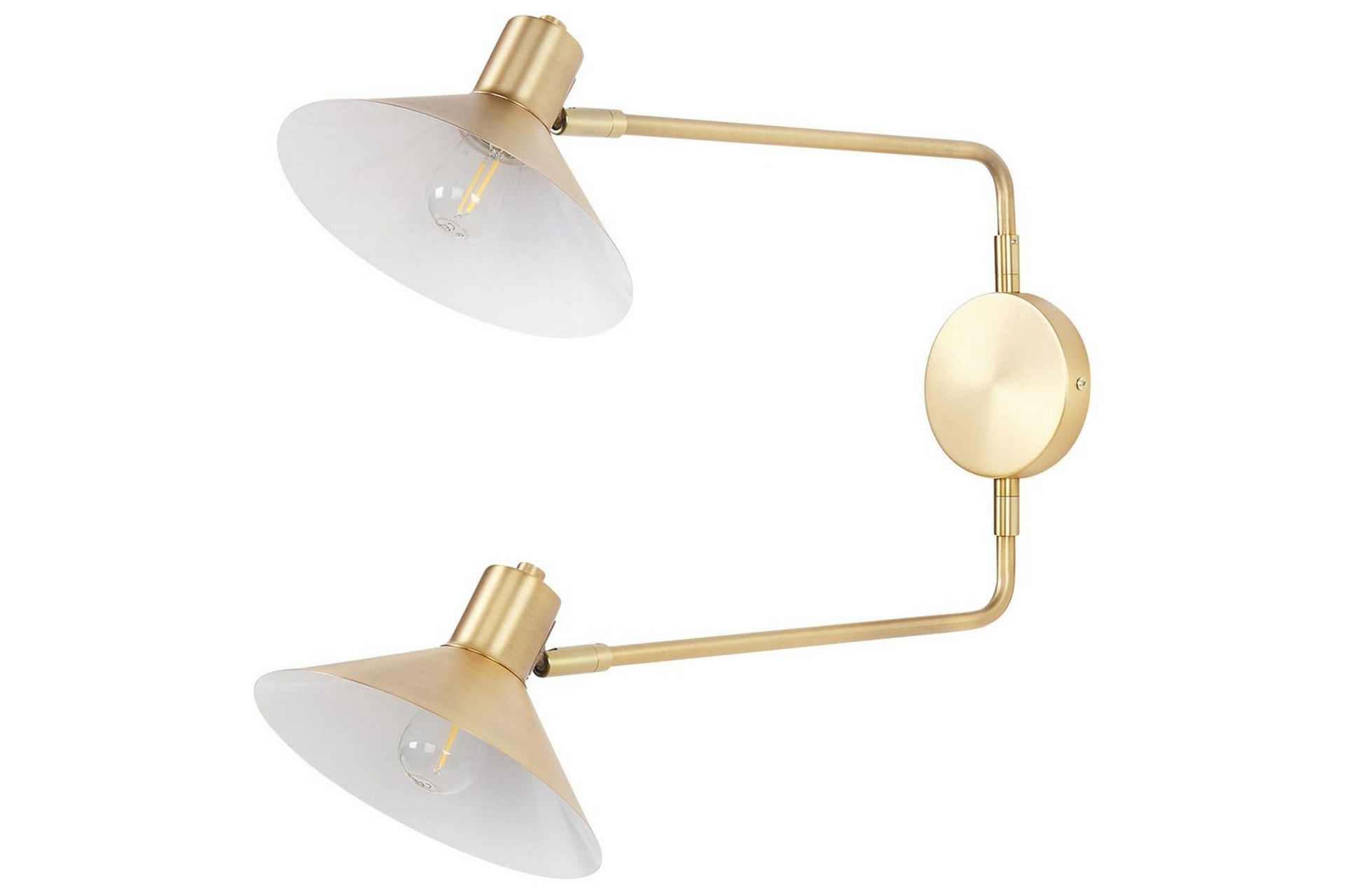 Paleki Vägglampa E27 E27 - Guld