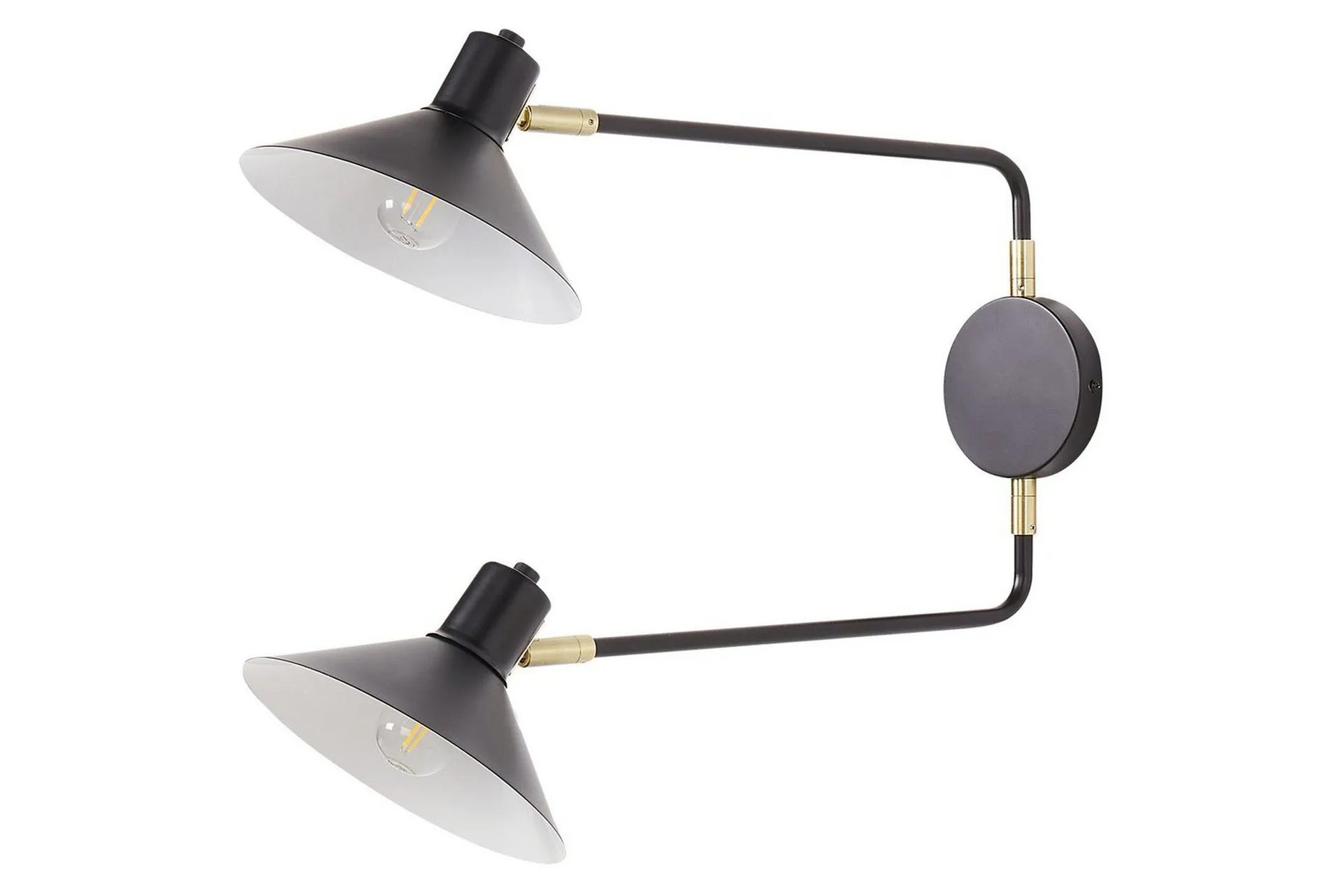 Paleki Vägglampa E27 - Svart