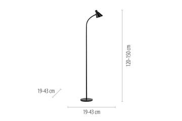 Pixie Just Light Golvlampa - Black - Belysning - Lampor & belysning inomhus - Golvlampa